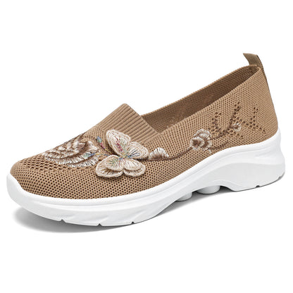 Elara - Women's Comfort Walking Shoes, Soft Sole Breathable Canvas Flats