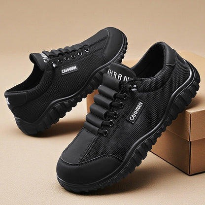 Liam - Men's Wide-Fit Orthopedic Sneakers, Lace-Up Comfort Trainers