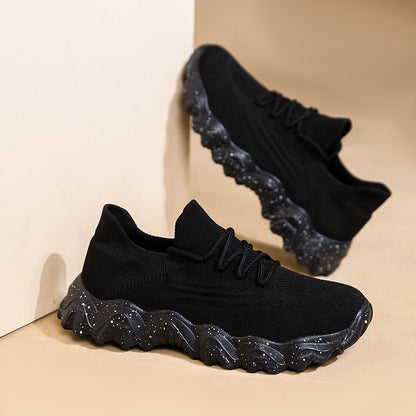 Aria - Women's Knit Slip-On Sock Sneakers, Breathable Lazy Gym Shoes