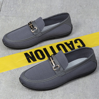 Liam - Men's Soft Mesh Slip-On Loafers, Breathable Trendy Comfort Shoes