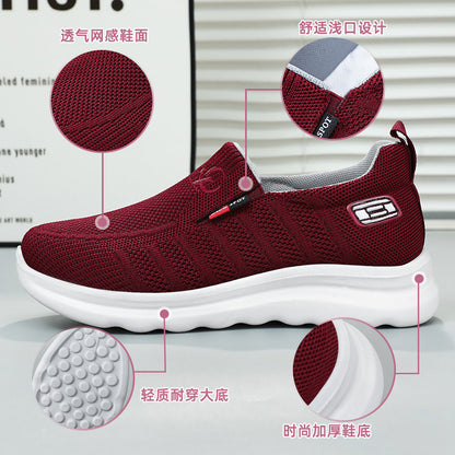 Edie - Women's Orthopedic Canvas Walking Shoes, Soft Sole Comfort Sneakers