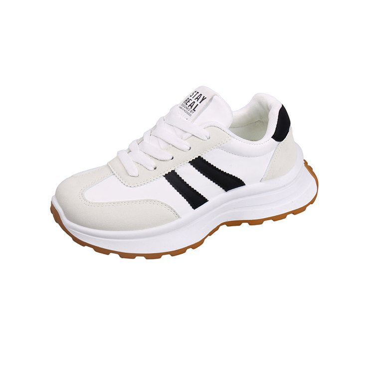 Wren - Women's Korean-Style Platform Sneakers, Gym Student Running Shoes