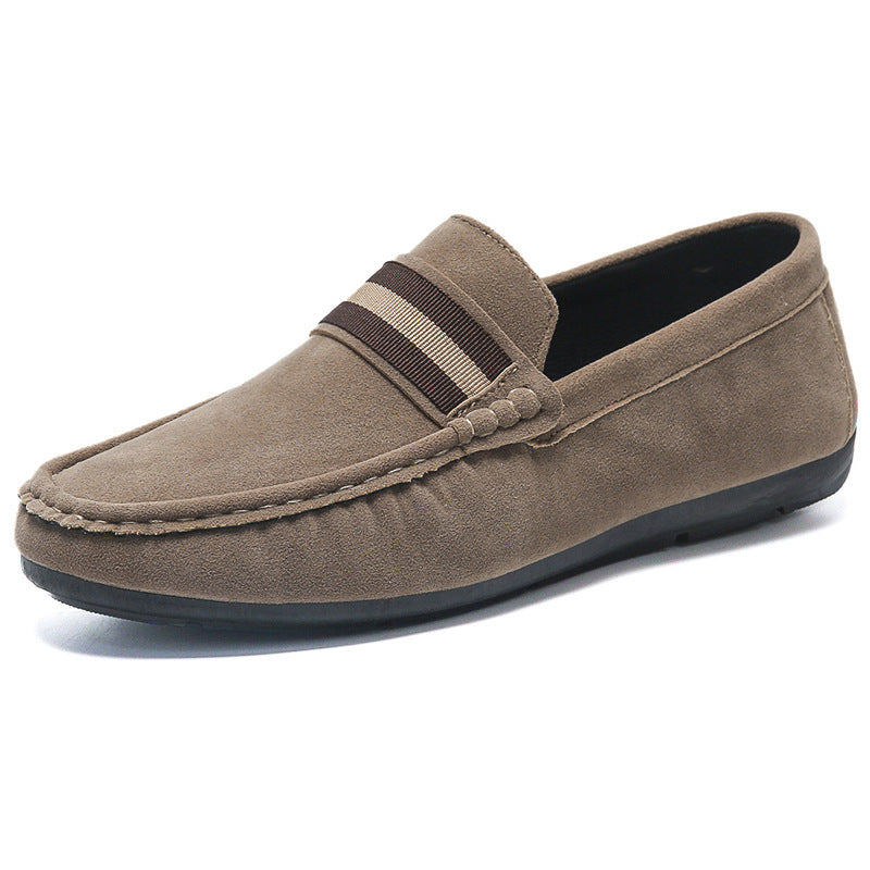Cyrus - Men's Slip-On Penny Loafers, Round-Toe Comfort Dress Shoes