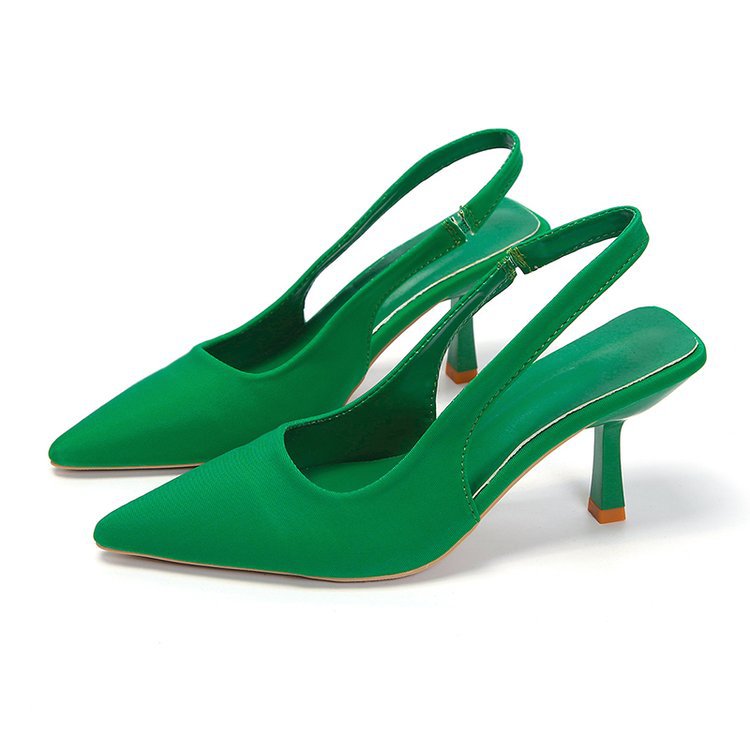 Skye - Women's Pointed-Toe Stiletto Sandals, Backless Fairy Heels