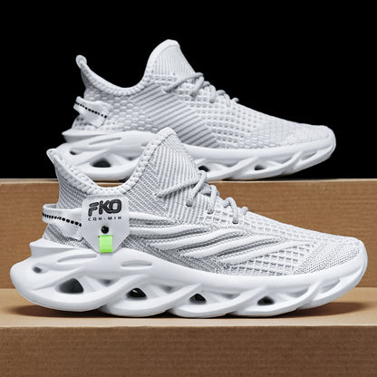 Finn - Unisex Knit Blade-Sole Sneakers, Breathable Sport Fashion Shoes