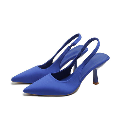 Skye - Women's Pointed-Toe Stiletto Sandals, Backless Fairy Heels