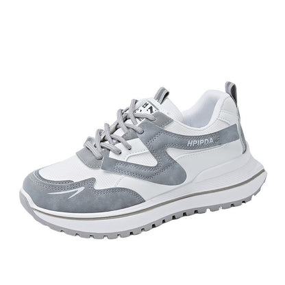 Ines - Women's Platform Dad Sneakers, Nurse Leg-Lengthening Shoes