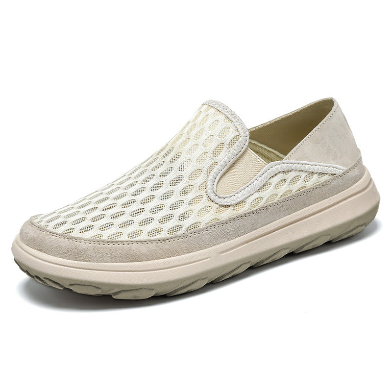 Tate - Men's Breathable Knit Slip-On Shoes, Comfortable Plus Size Casual Sneakers