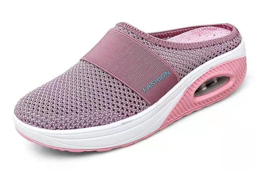 Sofia - Women's Orthopedic Backless Slip-On Shoes, Cushioned Comfort Mules