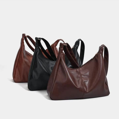 Judith - Vegan Leather Shoulder Hobo Bag