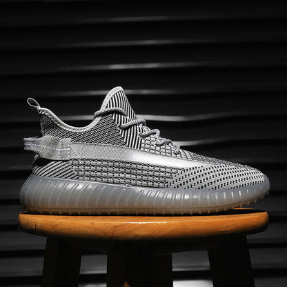 Max - Unisex 350 Knit Sneakers, Breathable Couples Running Shoes