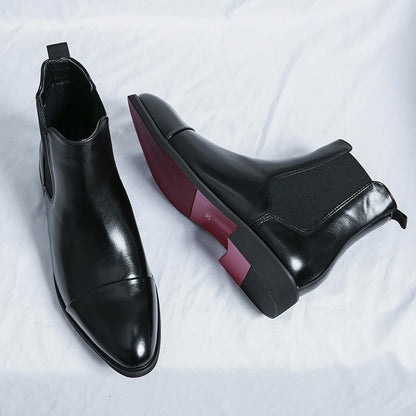 Orrin Signature Leather Chelsea Boots