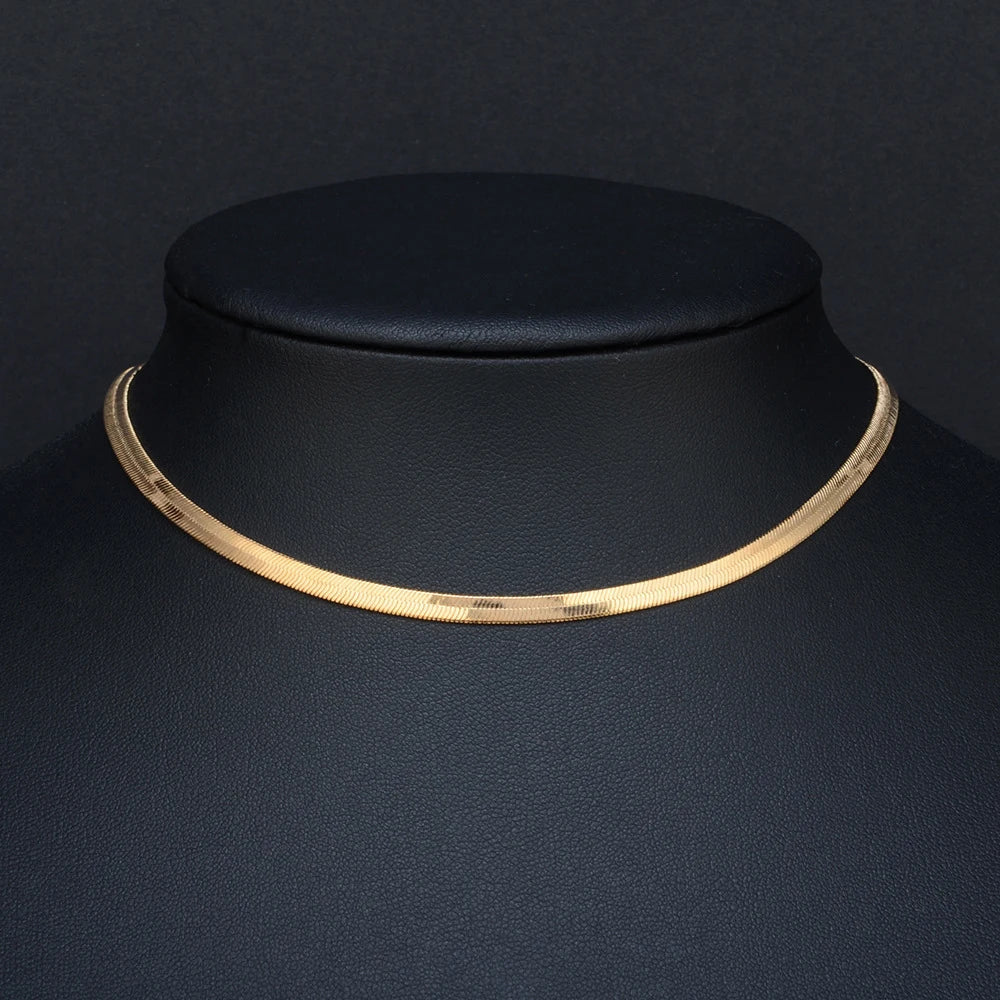Kinsley - Flat Chain Choker