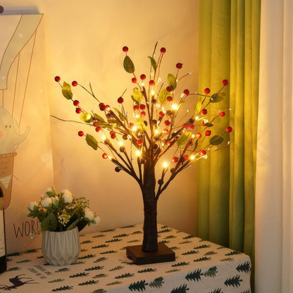 Red Berry Blossom Tree – Festive centerpiece for the holidays
