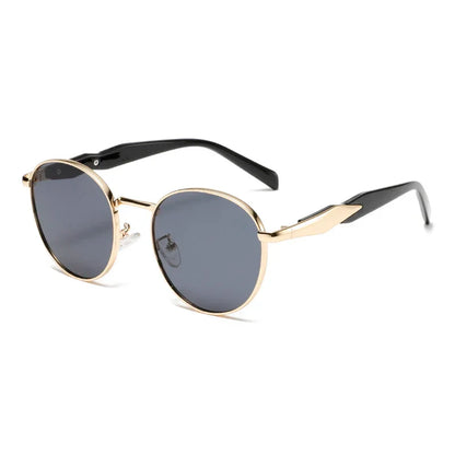 Darven Retro Metal Round Sunglasses