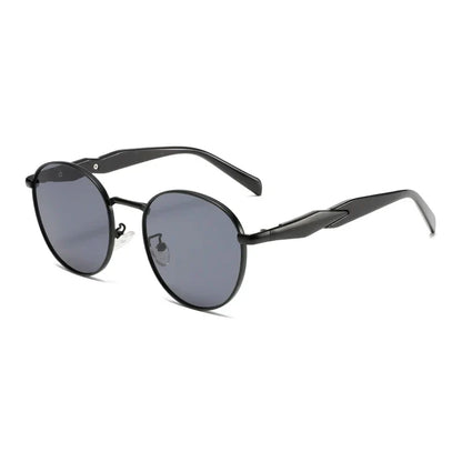 Darven Retro Metal Round Sunglasses