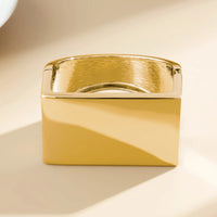 Gold Cube Bangle