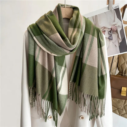 Darla Plaid Scarf