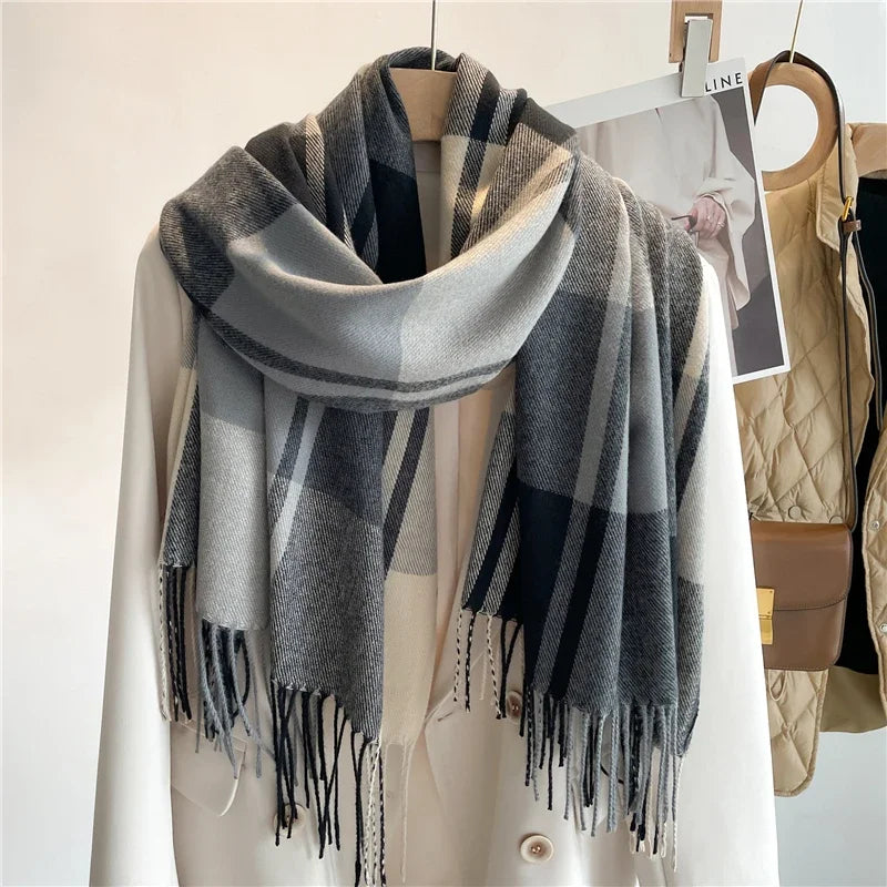 Darla Plaid Scarf