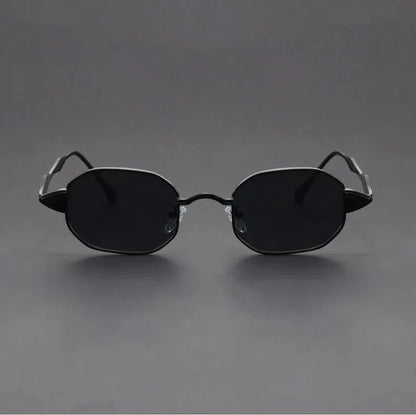 Aurelian Rectangular Metal Sunglasses