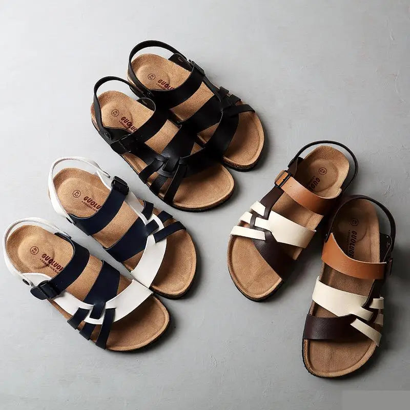 Alfie - Comfortable Leather Outdoor Sandals