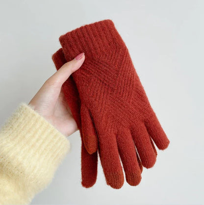 Diamond Knit Gloves