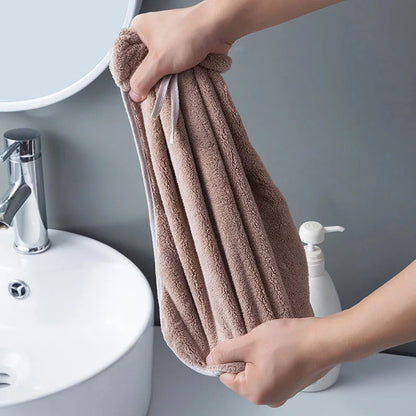 Bow Charm Coral Velvet Towels