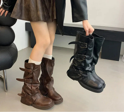 Charlotte - Vintage Knee-High Boots