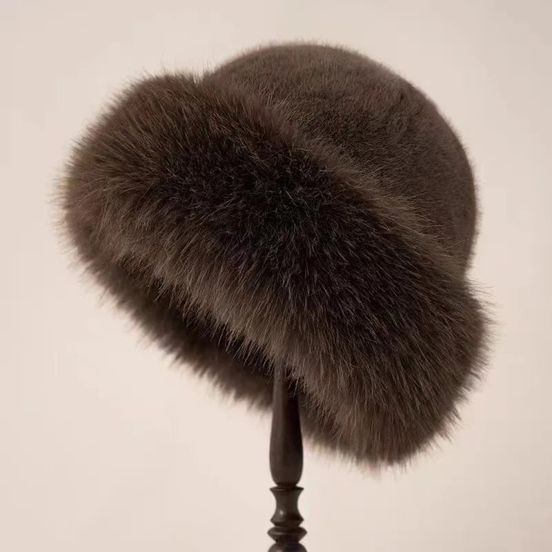 Chic plush hat – winter edition 2025