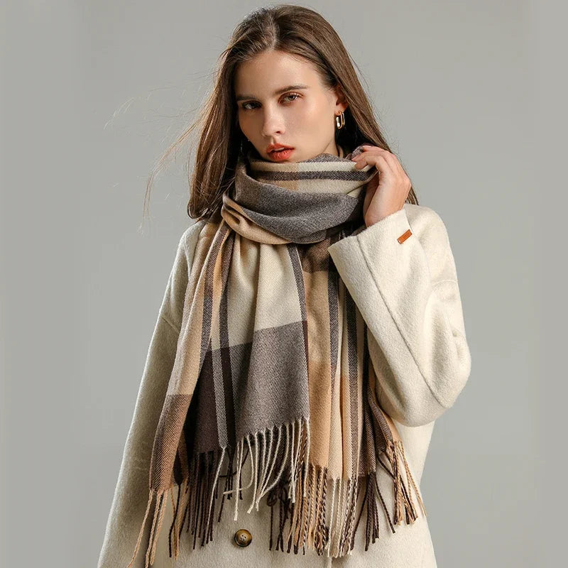 Darla Plaid Scarf