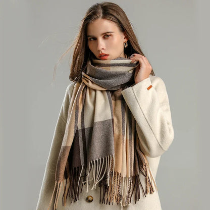 Darla Plaid Scarf