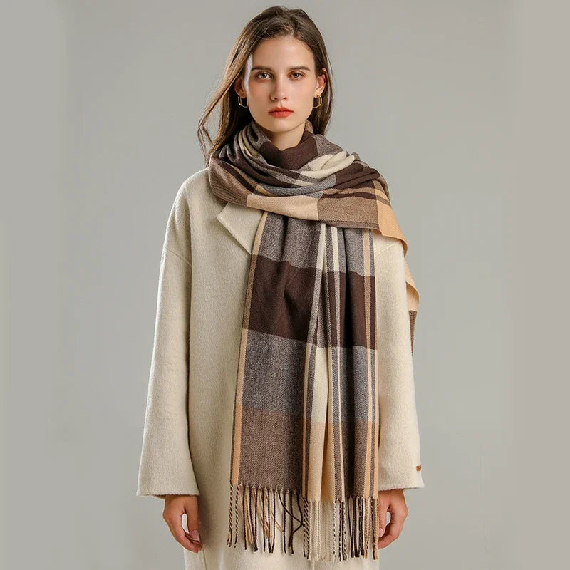 Darla Plaid Scarf