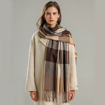 Darla Plaid Scarf