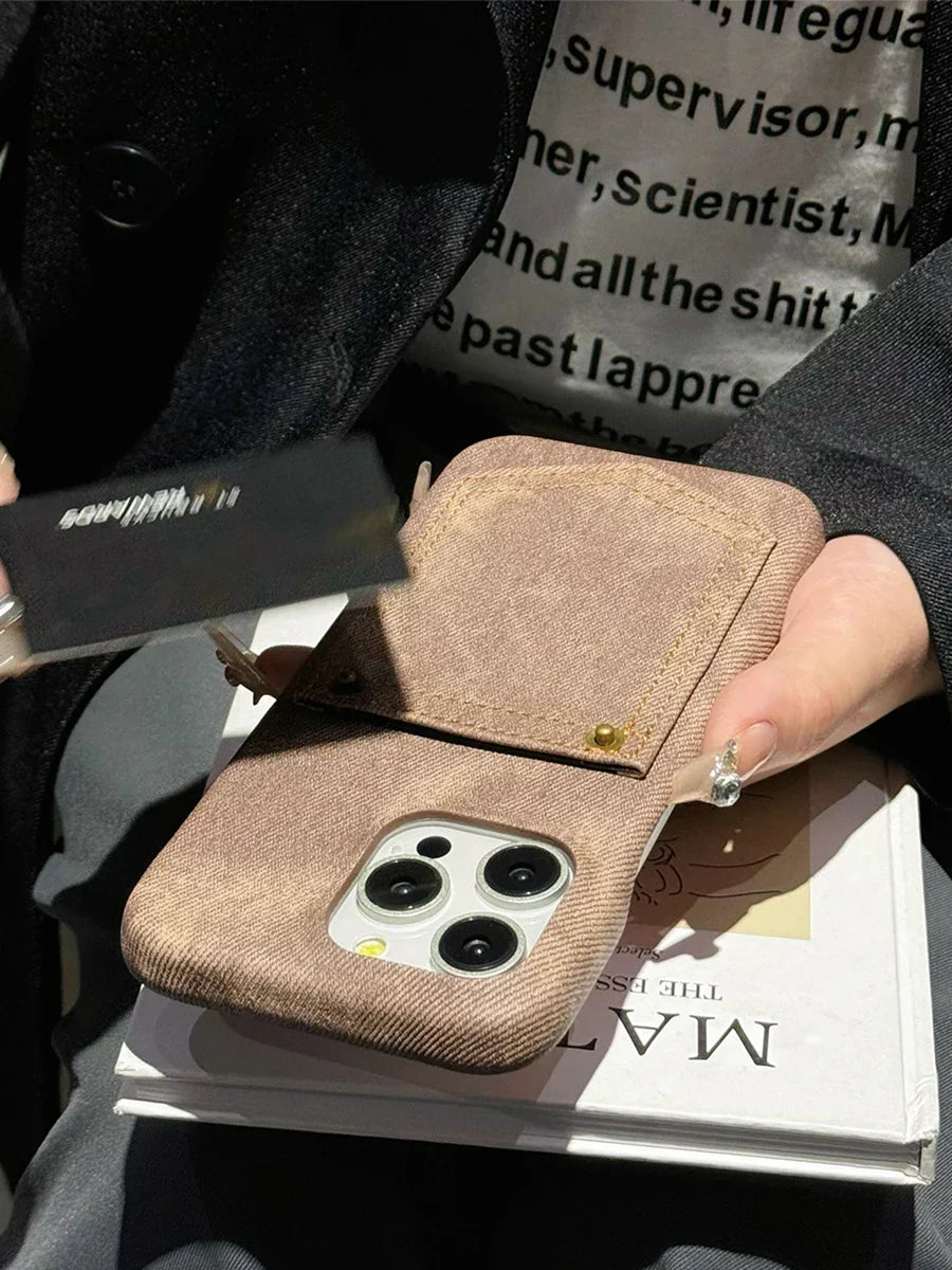 Indigo Denim iPhone Case