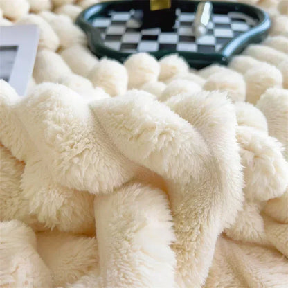 Elysian Rabbit Fur Blanket