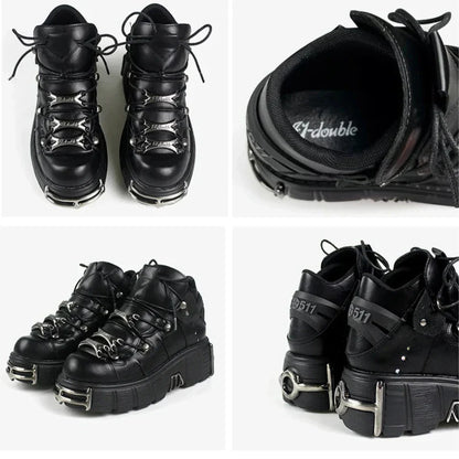 Rebel Rider Punk Ankle Shoes
