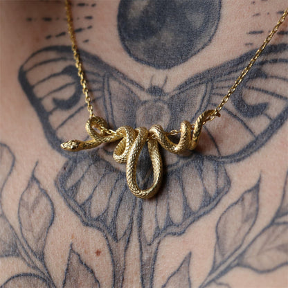 Serpent's Oath Chain Necklace