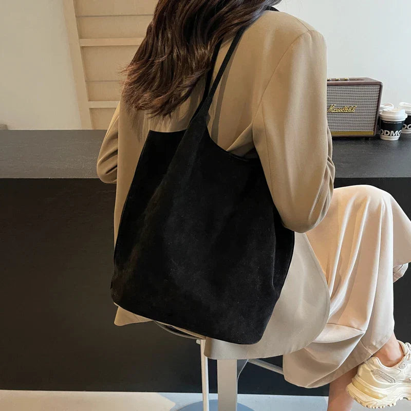 Judy - Suede Tote Bag