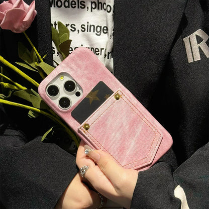 Indigo Denim iPhone Case