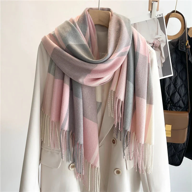 Darla Plaid Scarf