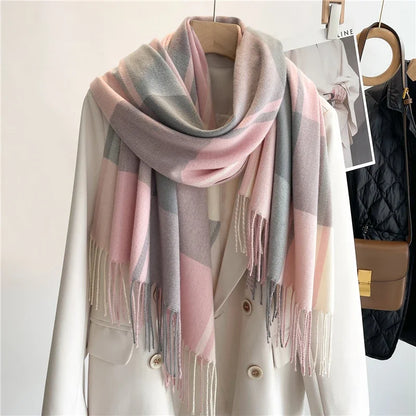 Darla Plaid Scarf