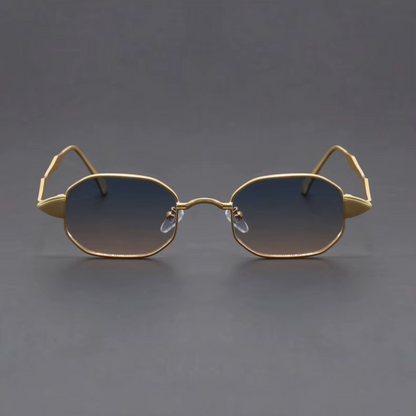 Aurelian Rectangular Metal Sunglasses