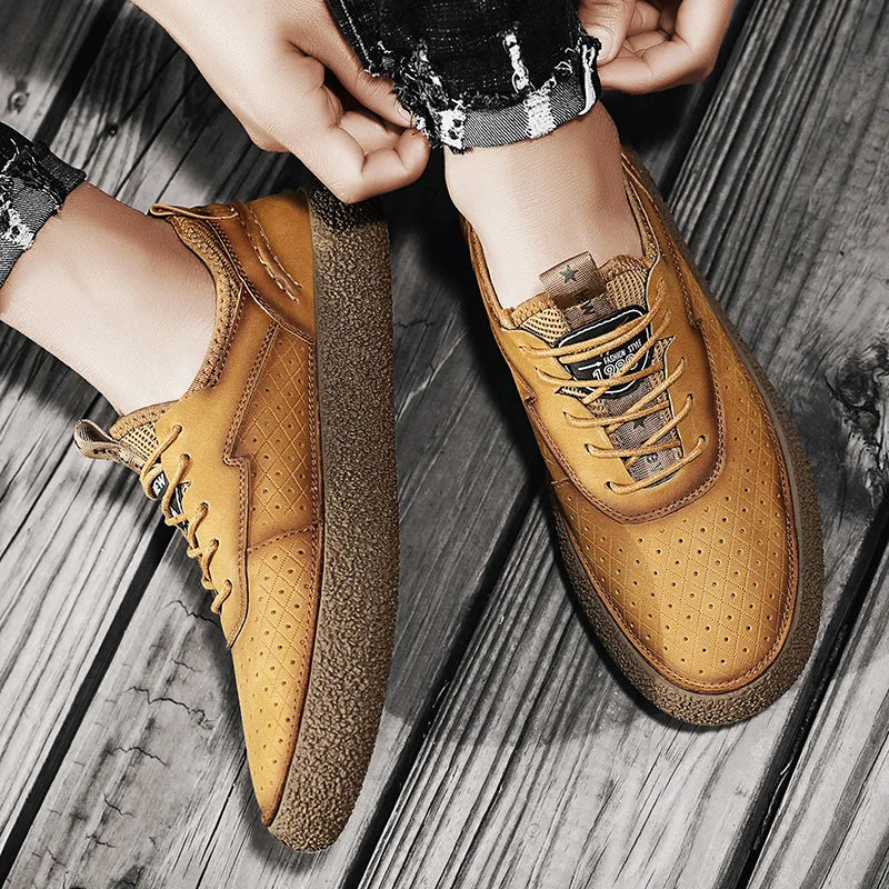 StoneGrip Genuine Leather Shoes