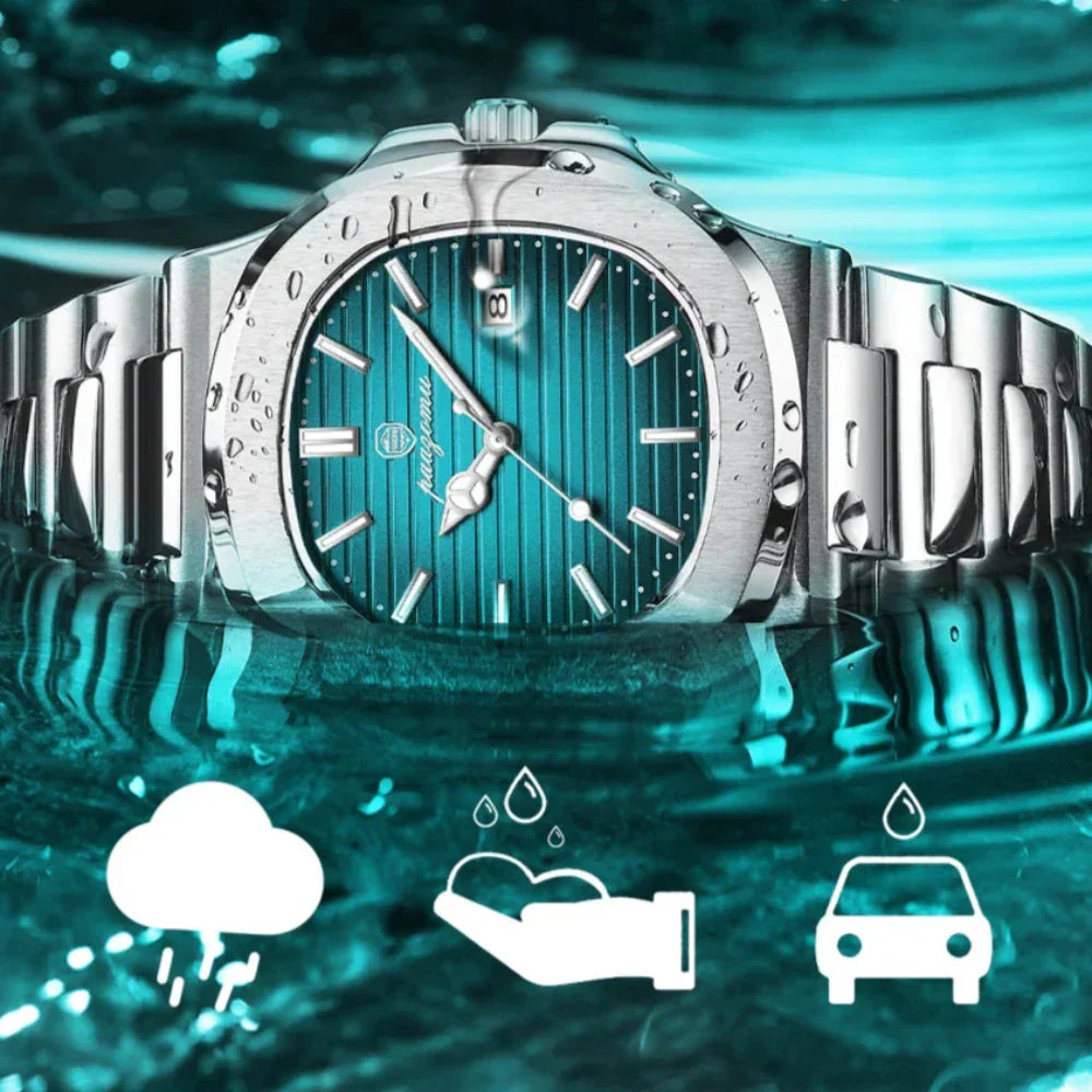 Casvian Foundation: Stainless Steel Watch