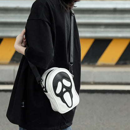 Scream Leather Crossbody Bag