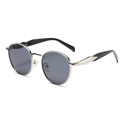 Darven Retro Metal Round Sunglasses