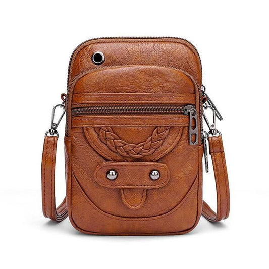 Beth - Vegan Leather Crossbody Phone Bag