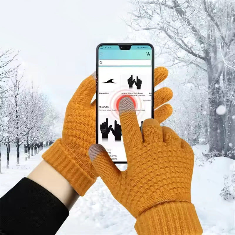 Women’s Winter Touchscreen Knit Gloves