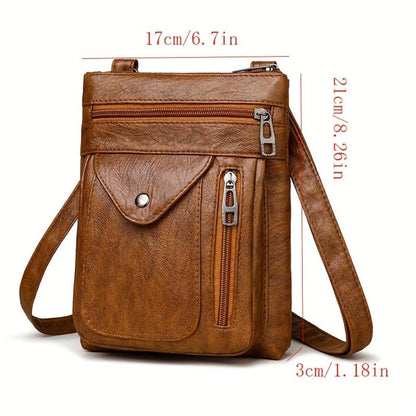 Rebecca - Vegan Leather Crossbody Shoulder Bag