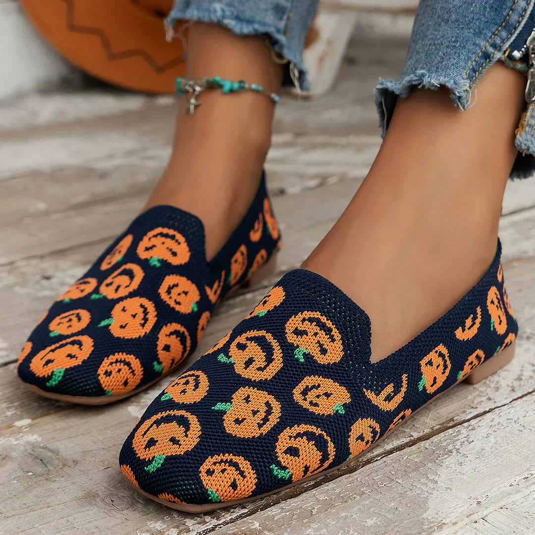 Lisa - Knit Slip-On Flats